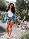 Ruffles Sleeves Cropped Jacket