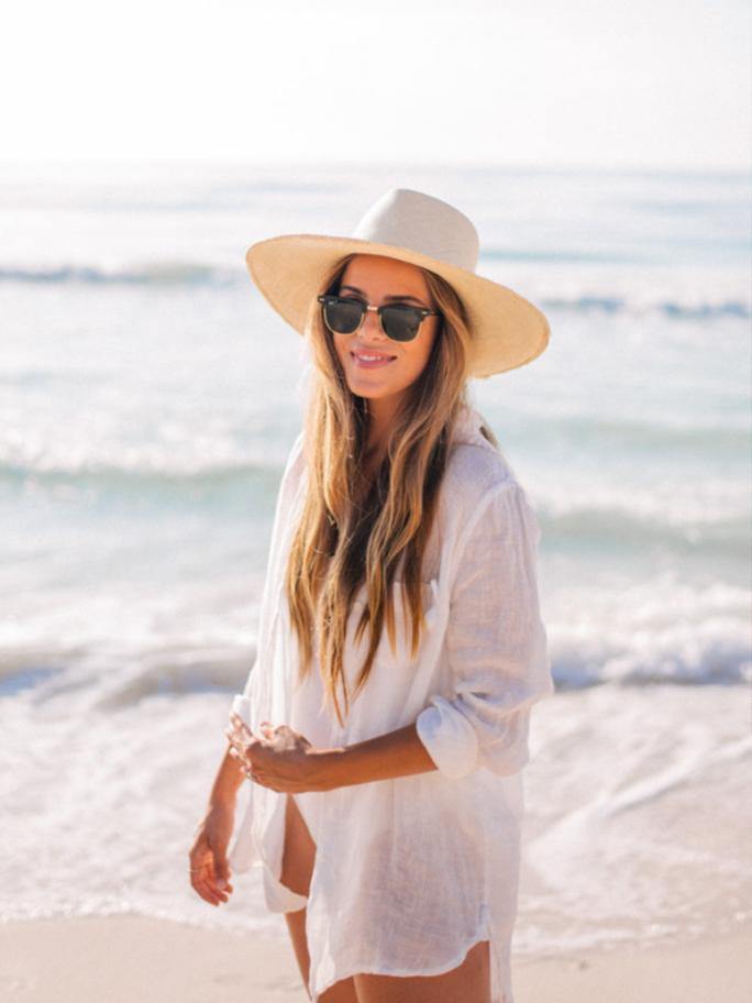 Button Down Cover-Up Shirt - Shopmossrose