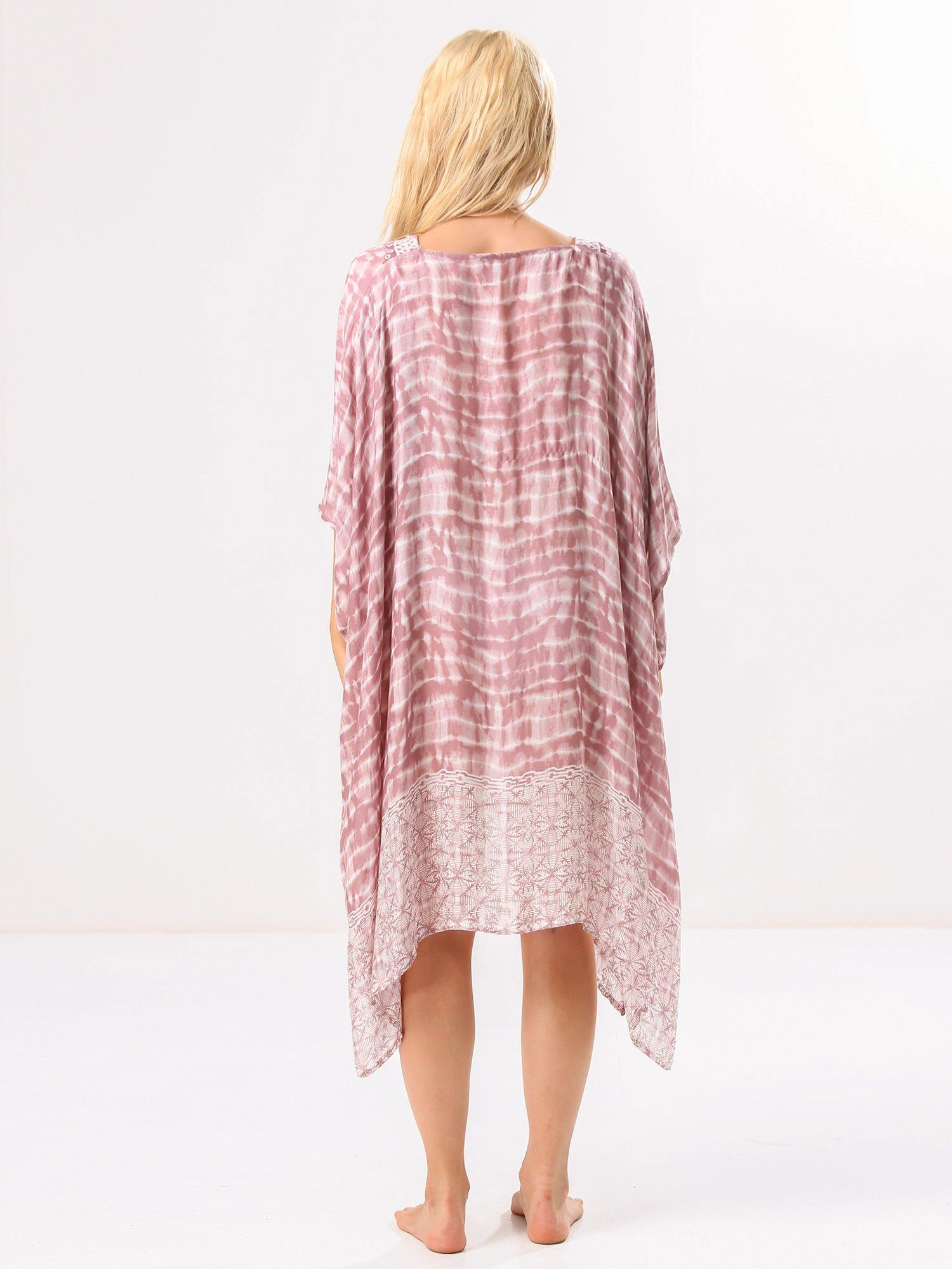 Blue Tie Dye Kaftan - Shopmossrose