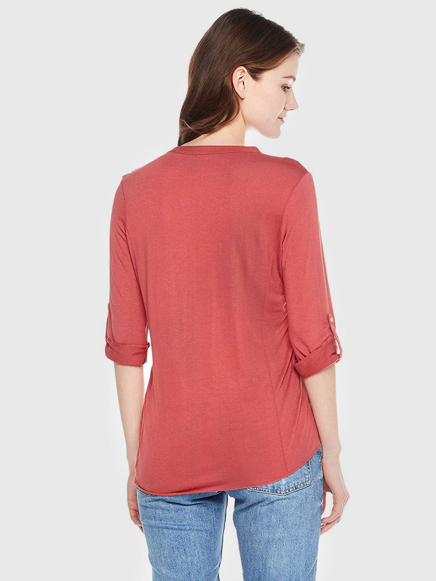 Moss Rose Embroidered Boho Top