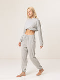 Moss Rose Weekend Cropped Hoodie