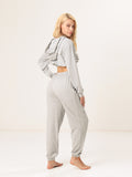 Moss Rose Weekend Cropped Hoodie