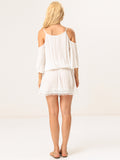 Off Shoulder Beach Cover Up Dress