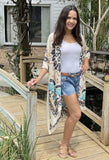 Fuji Print Kimono - Shopmossrose