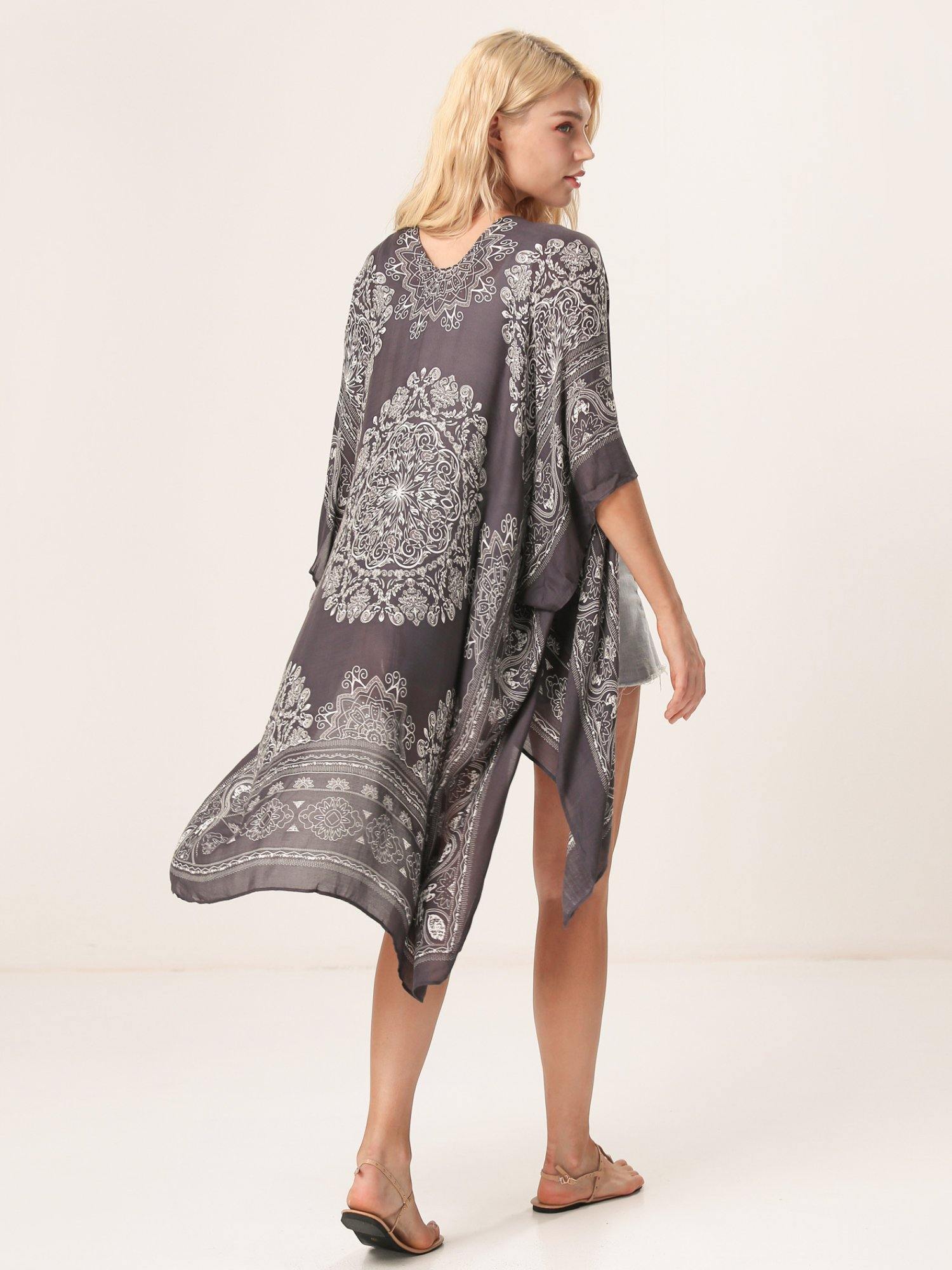 Beach Babe Bohemian Print Kimono - Shopmossrose
