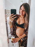 Leopard Kimono Beach Cover Up