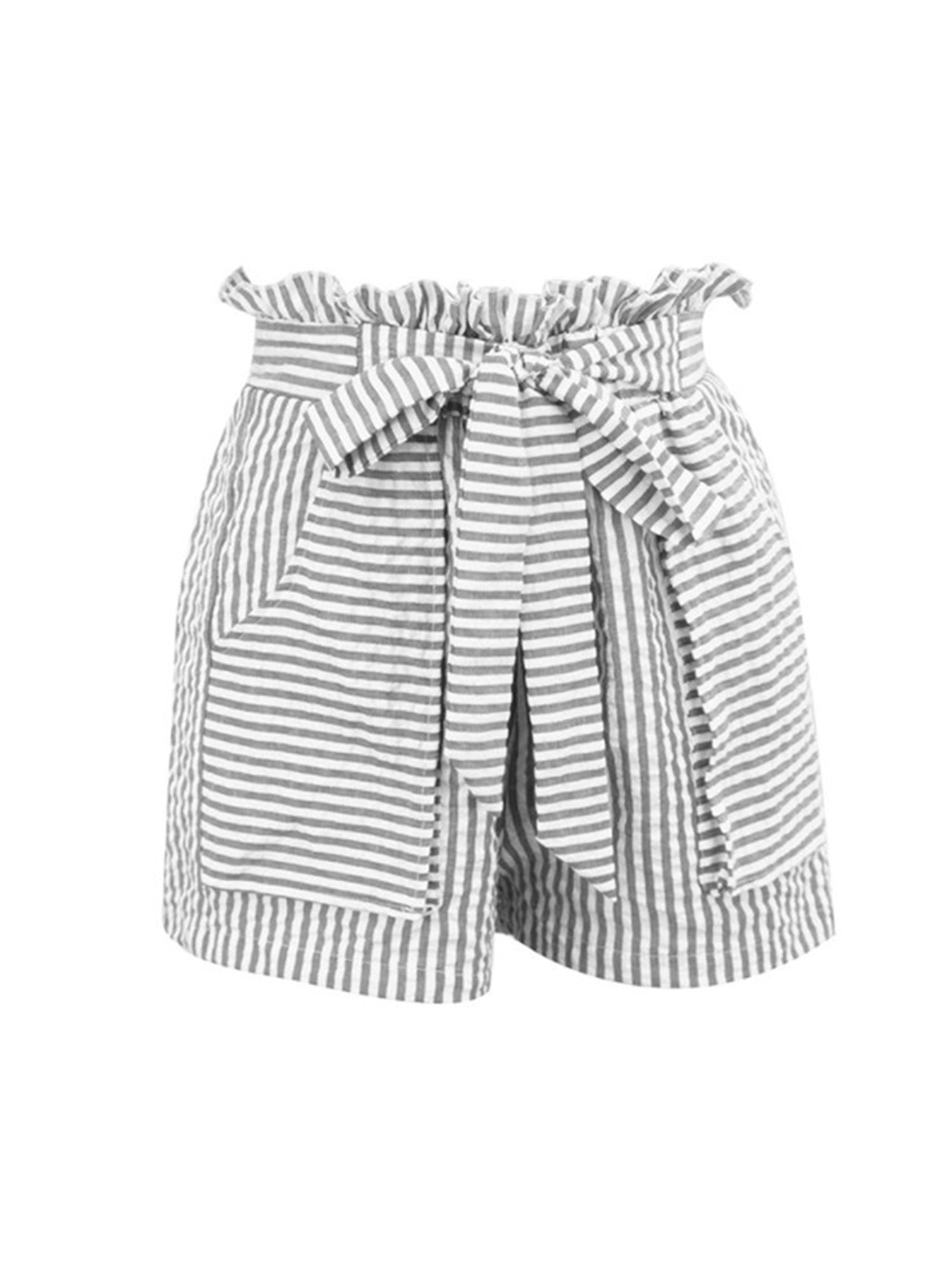 Moss Rose Paper Bag Waist Shorts
