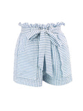 Moss Rose Paper Bag Waist Shorts