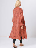 Floral Print Satin Robe - Shopmossrose
