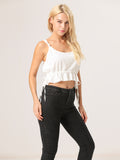 Moss Rose  Knot Straps Top
