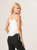 Moss Rose  Knot Straps Top