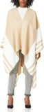 Neutral Striped Shawl Wrap
