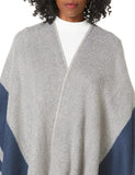 Neutral Striped Shawl Wrap