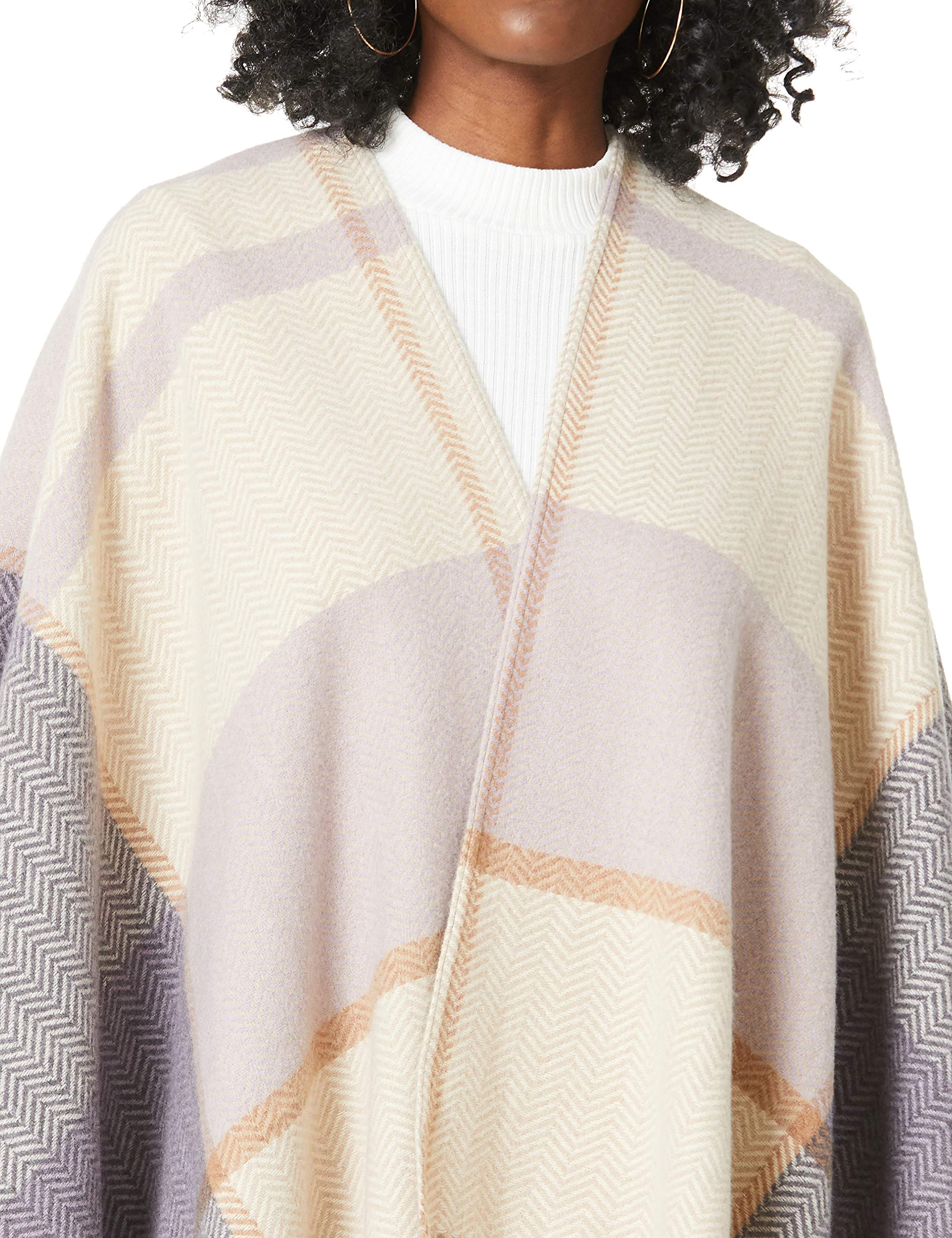 Herringbone Ruana Wrap Shawl