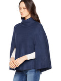 Turtleneck Boho Poncho Cape