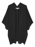 Moss Rose Solid Sheer Cover Up