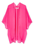Moss Rose Solid Sheer Cover Up