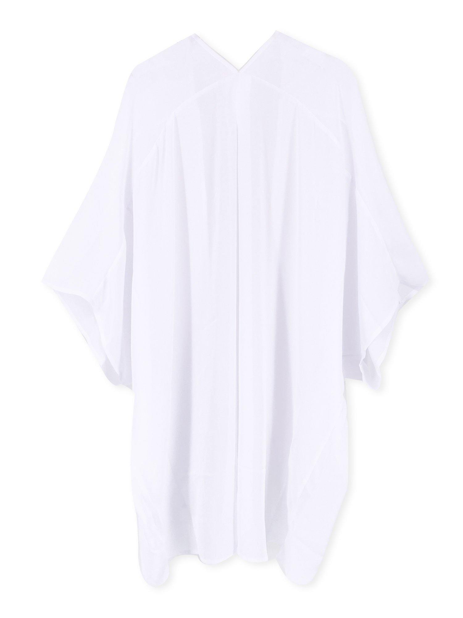 Moss Rose Solid Sheer Cover Up