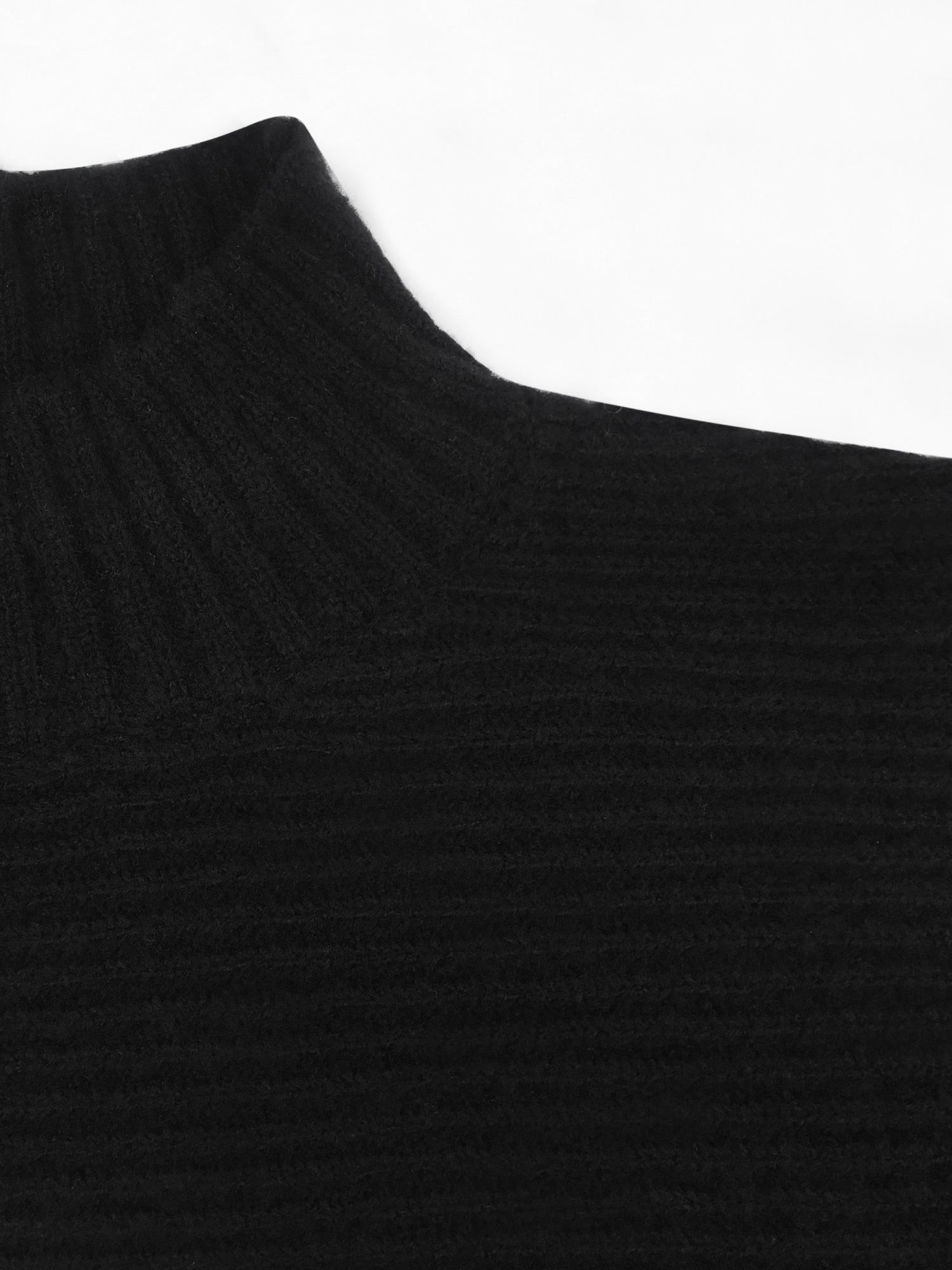 Turtleneck Poncho Pullover Sweater