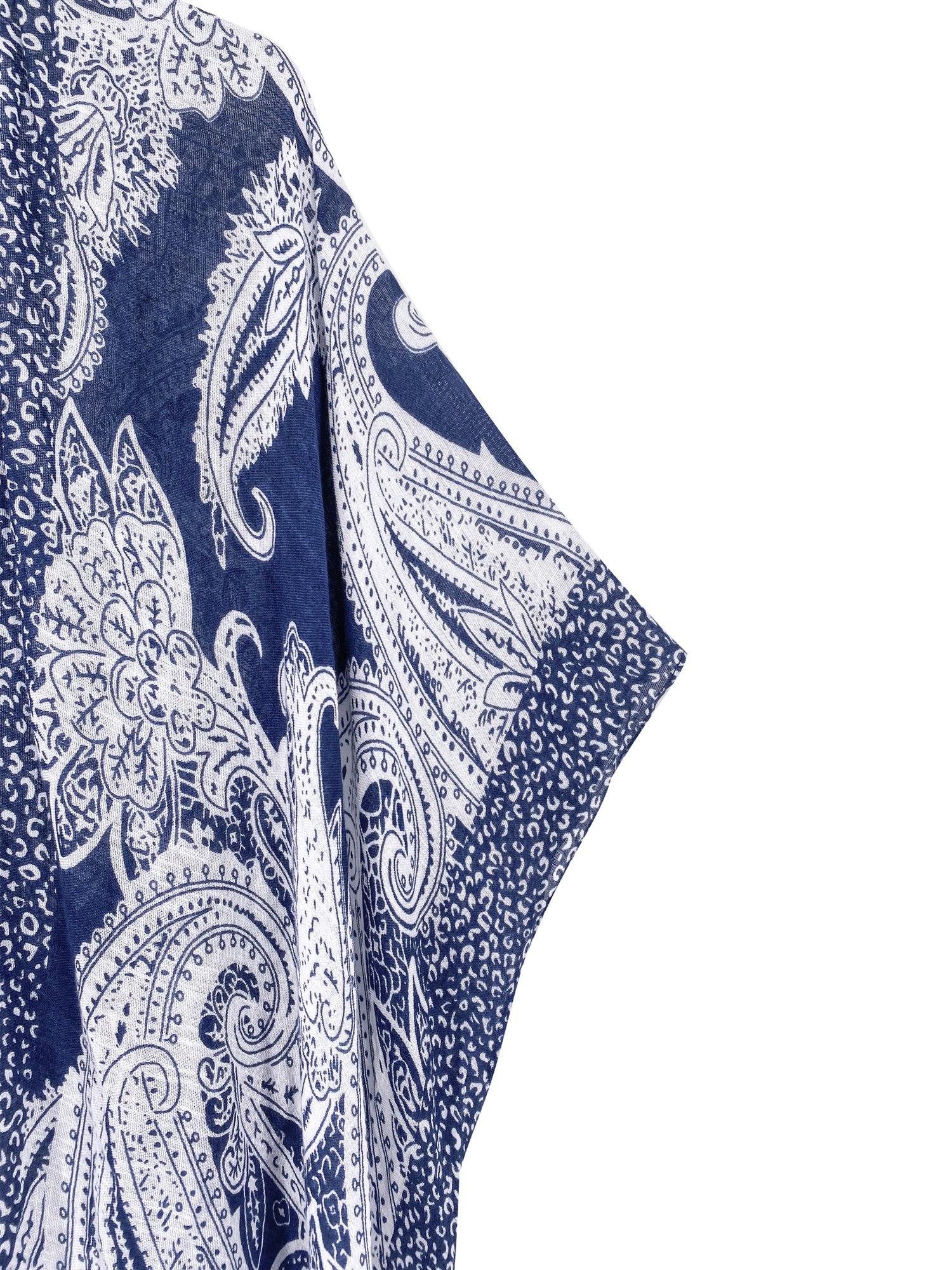Border Paisley Kimono - Shopmossrose