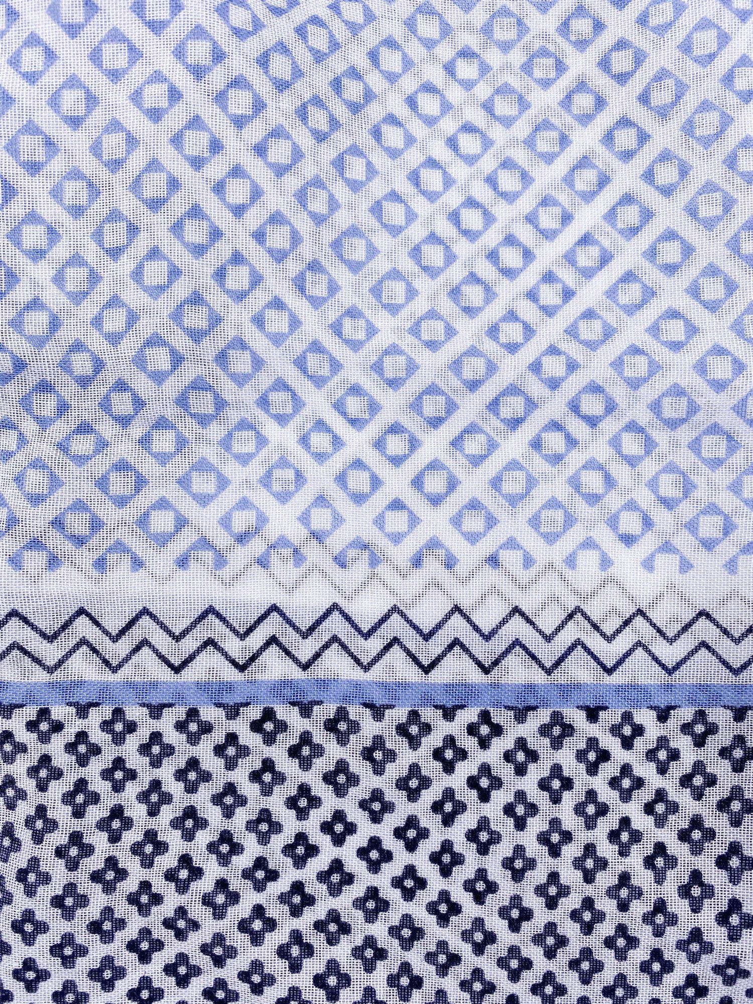Cara Print Blue Kimono - Shopmossrose