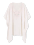 Moss Rose V-neck Embroidery Kaftan  