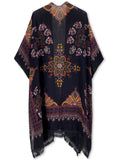 Fringed Kimono Beach Cover Up