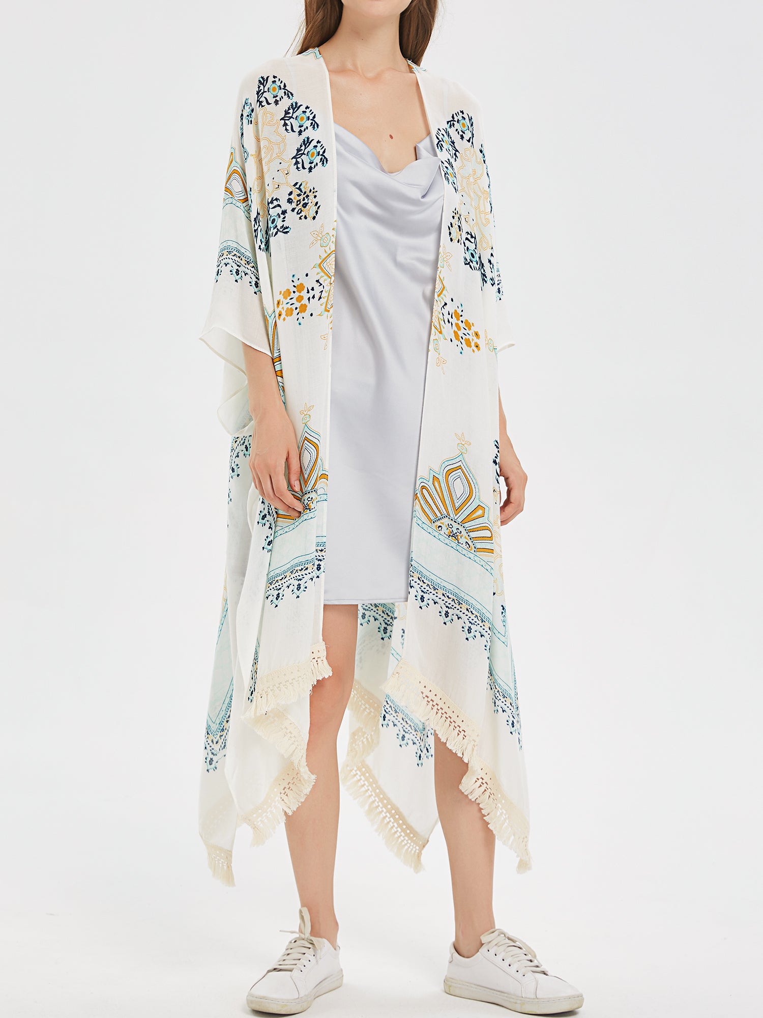 Gisele White Kimono
