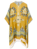 Fringed Kimono Beach Cover Up