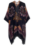 Fringed Kimono Beach Cover Up