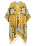 Fringed Kimono Beach Cover Up