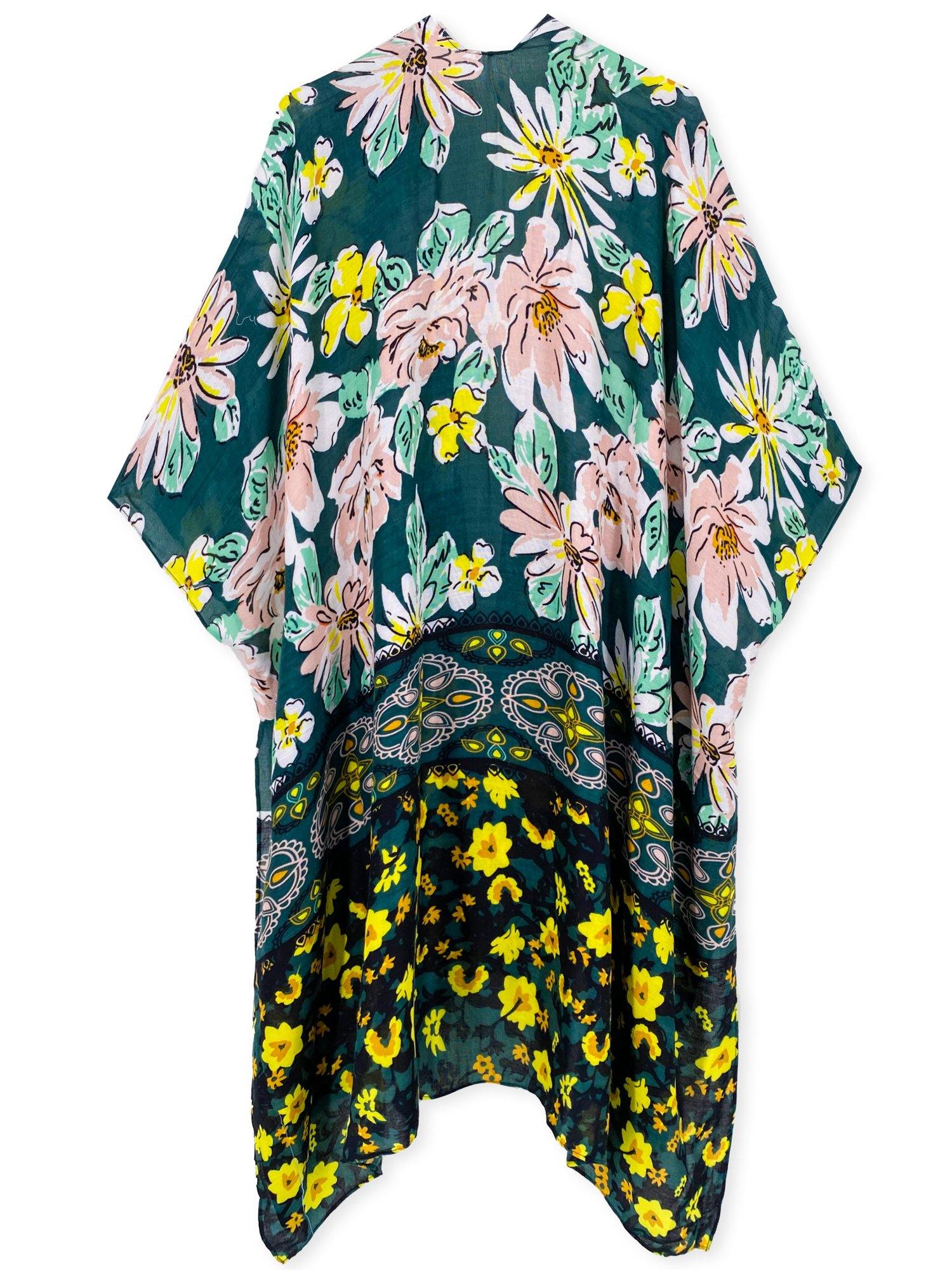 Flower Fields Kimono - Shopmossrose