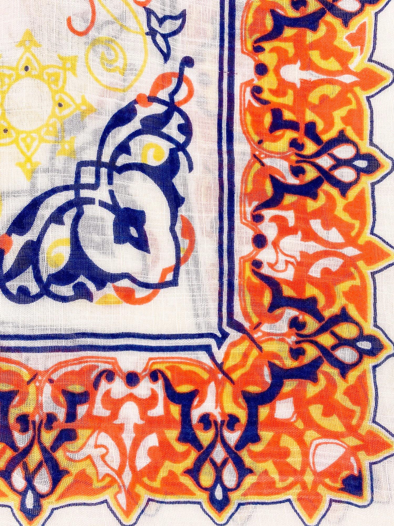Coral Maze Kimono - Shopmossrose