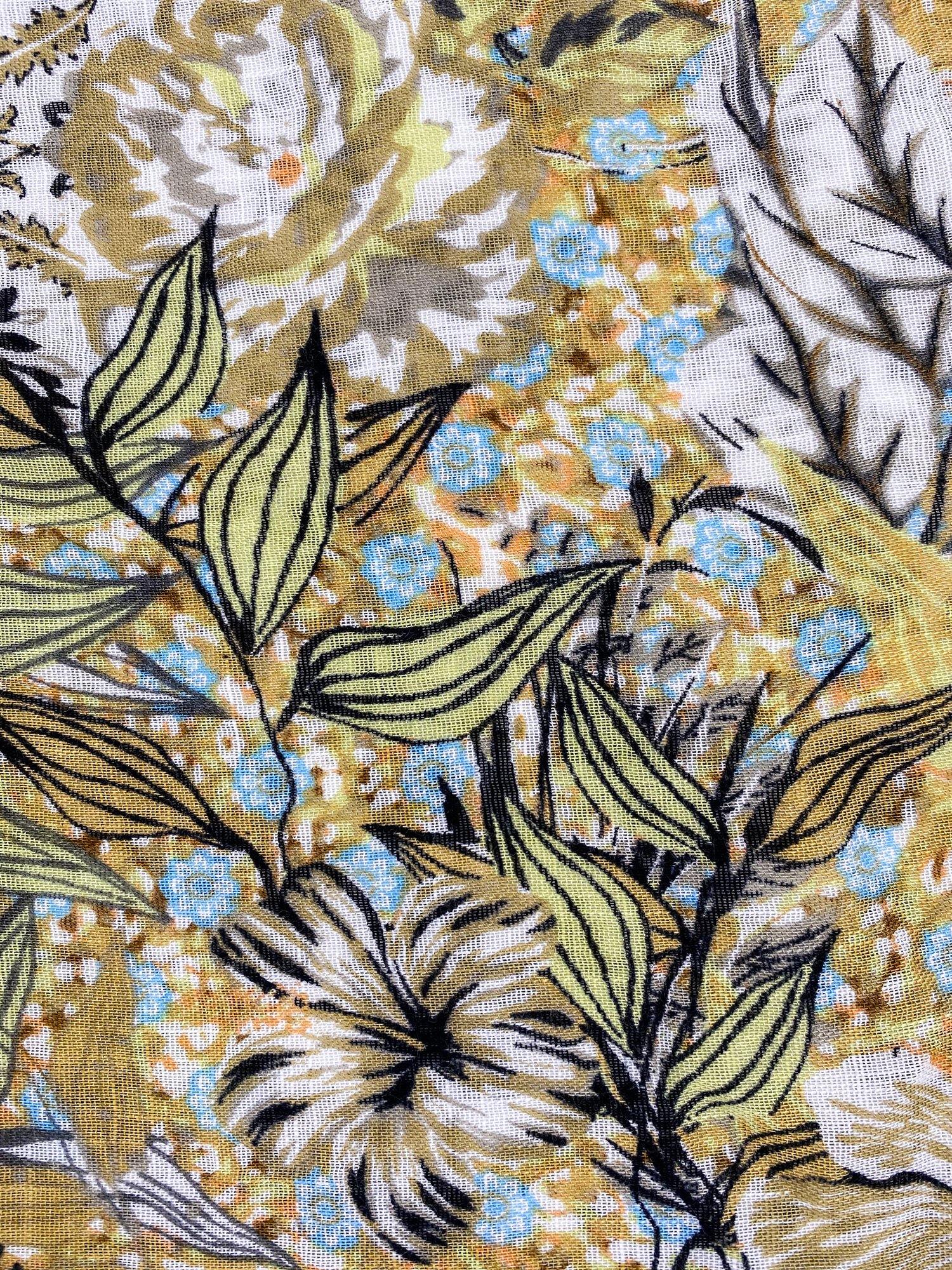 Beige Mixed Flowers Kimono - Shopmossrose