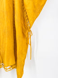 Mustard Crochet Kimono