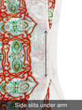 Moss Rose Adeline White Print Kimono