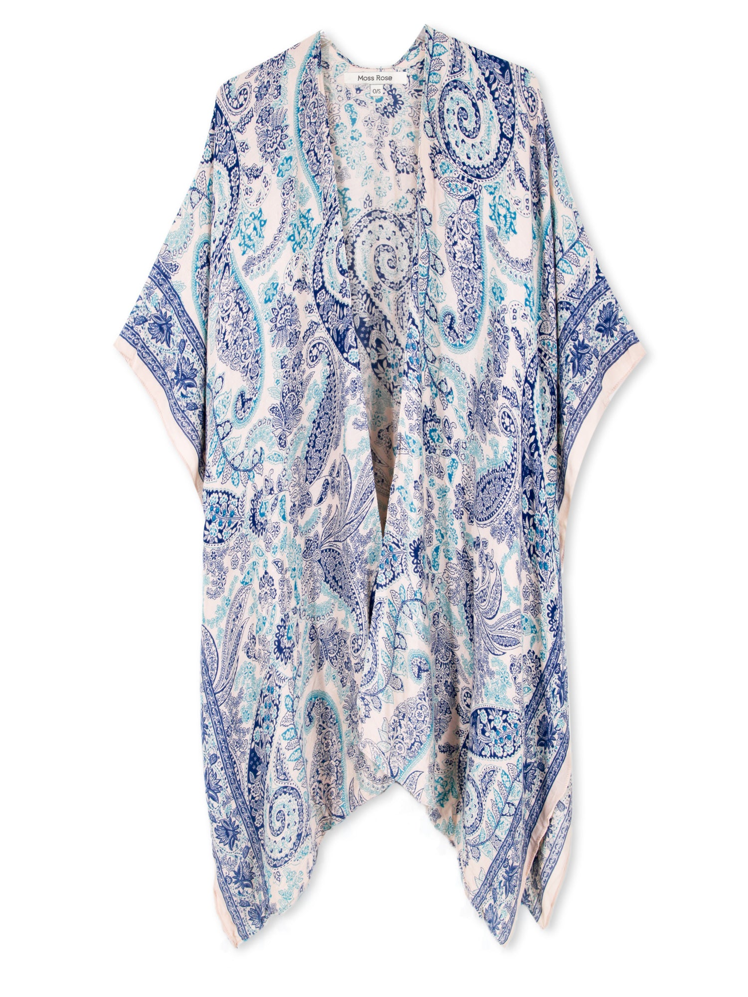 Gaia Blue Print Kimono
