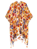 Fall Garden Print Kimono