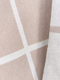 Reversible Plaid Ruana Wrap Shawl