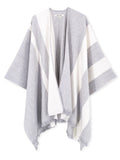 Cloudy Gray Poncho Cape
