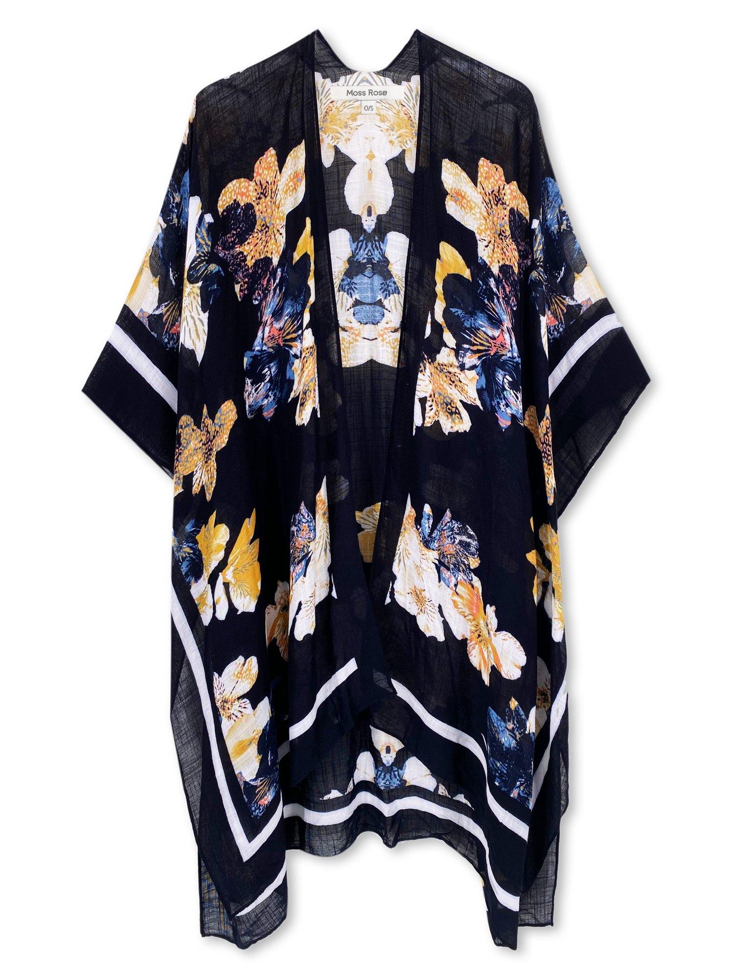 Butterfly Flower Kimono - Shopmossrose
