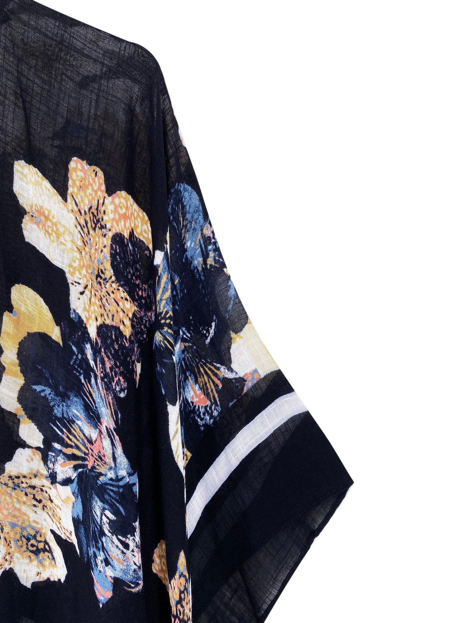 Butterfly Flower Kimono - Shopmossrose