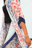 Moss Rose Bohemian Flower Kimono