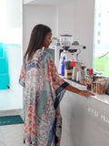 Moss Rose Bohemian Flower Kimono