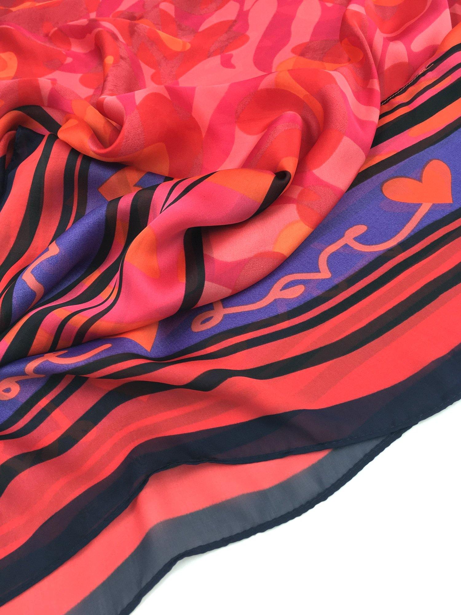 Moss Rose Love Print Cover Up
