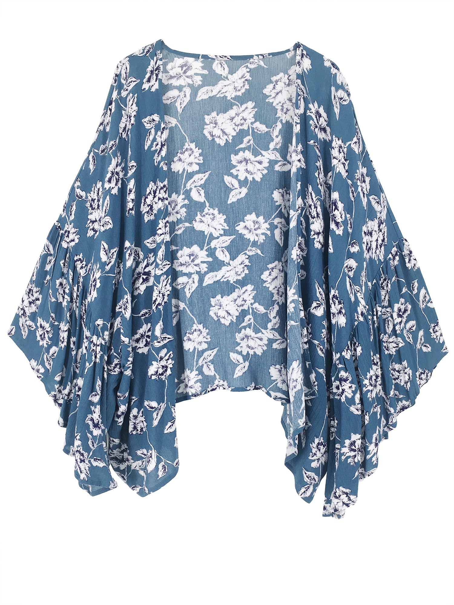 Ruffles Sleeves Cropped Jacket