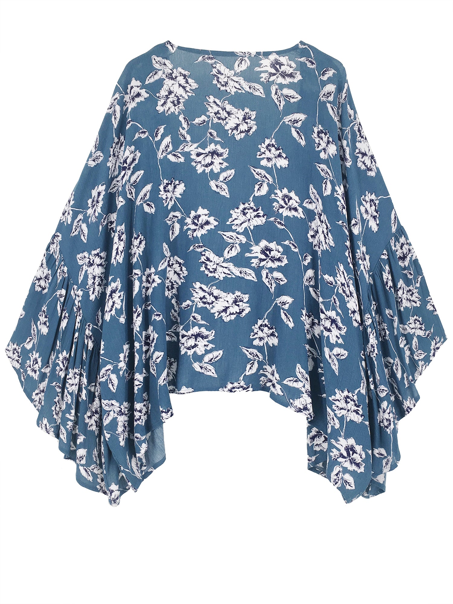 Ruffles Sleeves Cropped Jacket