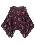 Ruffles Sleeves Cropped Jacket