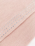 Studded Detail Fringe Knit Wrap - Shopmossrose
