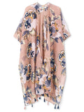 Moss Rose Dusty Pink Garden Kimono